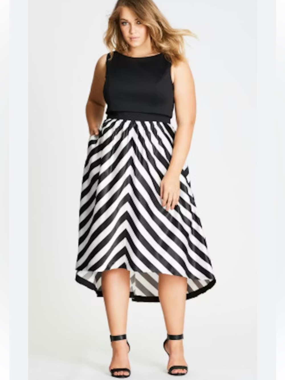 City Chic Plus Size Midi Dress – Size 20W – New With Tags – Chic & Flattering